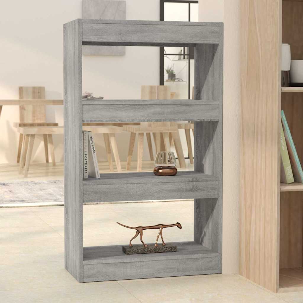 vidaXL Book Cabinet | Grey sonoma | Engineered wood | Medium | Book Cabinet 1