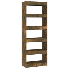 vidaXL Book Cabinet | Smoked Oak | Engineered wood | 166 cm Height 2