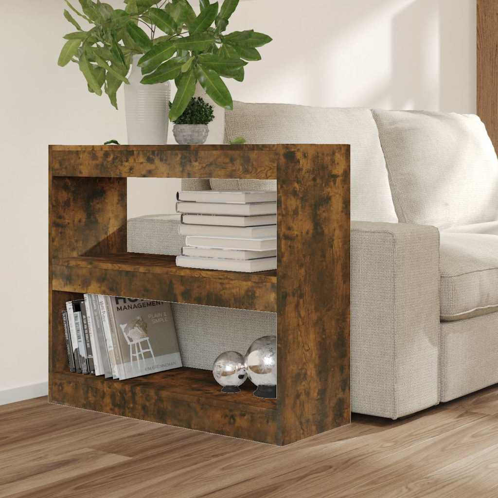 vidaXL Book Cabinet | Smoked oak | Engineered wood | Medium | Book Cabinet 6