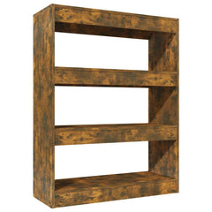 vidaXL Book Cabinet | Smoked Oak | Engineered wood | Medium | Book Cabinet 2
