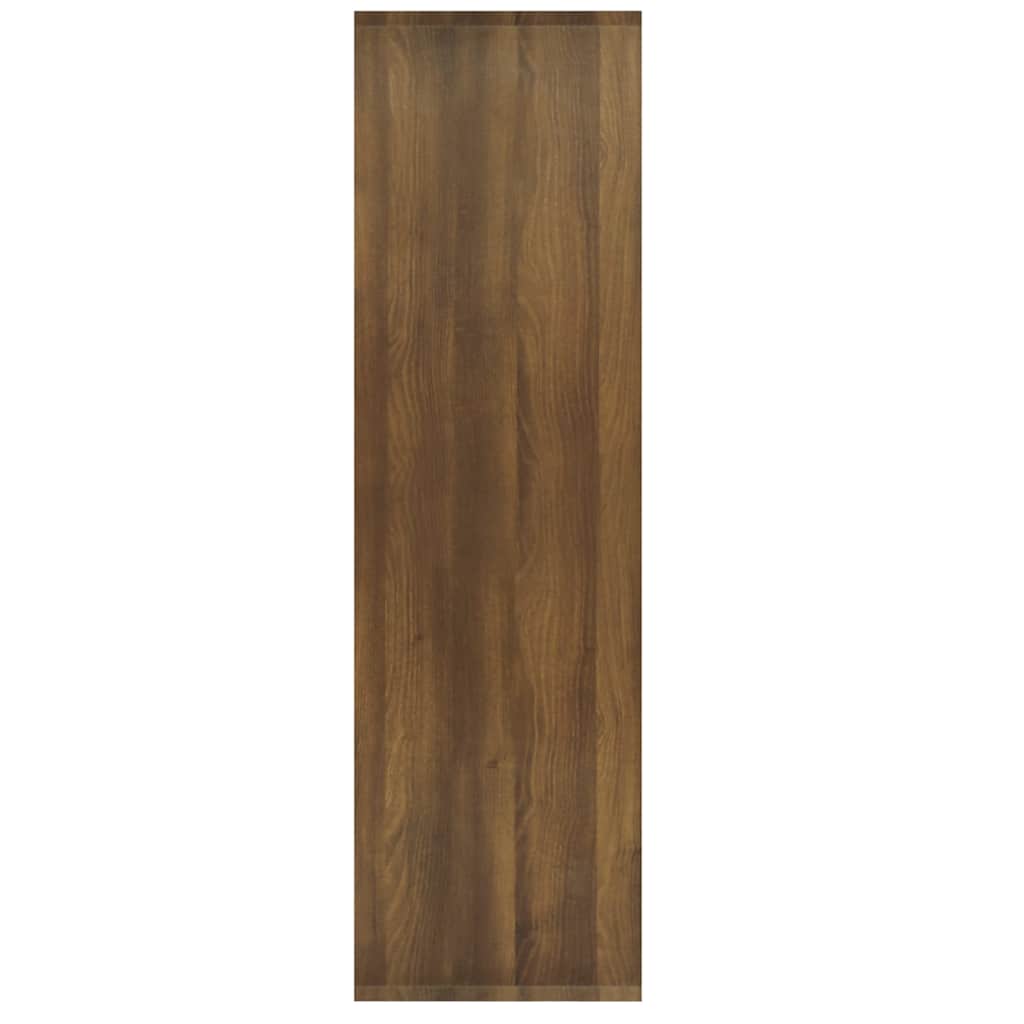 vidaXL Book Cabinet | Brown Oak | Engineered Wood | Medium | Book Cabinet 4