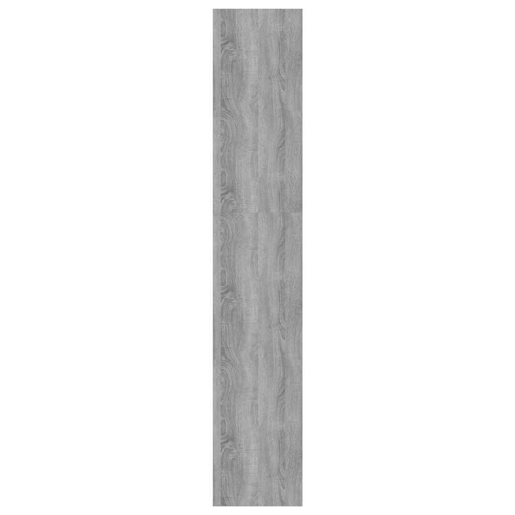 vidaXL Book Cabinet | Grey Sonoma | Engineered wood | Medium | Book Cabinet 6