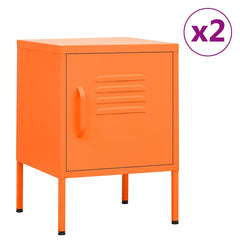 vidaXL Nightstand 35x35x51 cm Steel