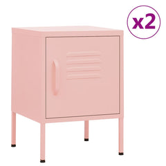 vidaXL Nightstand 35x35x51 cm Steel
