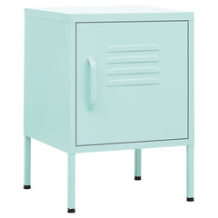 vidaXL Nightstands 2 pcs Mint 35x35x51 cm Steel 2