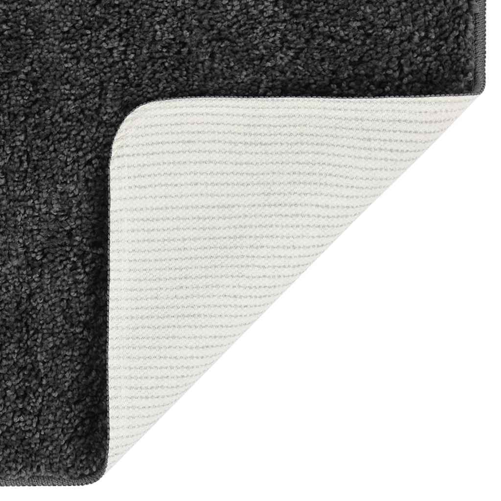 vidaXL Rug | Dark grey | 100% Polypropylene | 80 x 150 cm | Rug | Rectangular 3