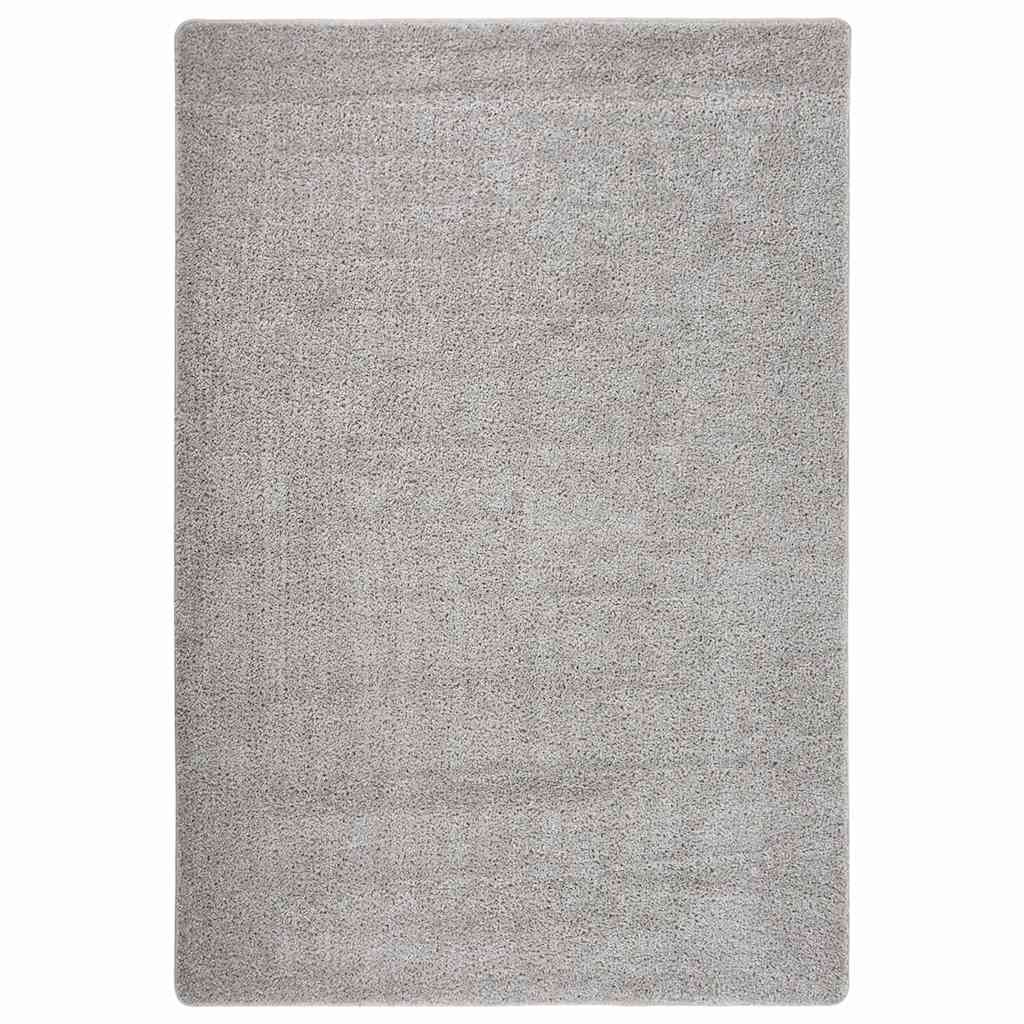 Shaggy Rug Anti Slip Light Grey 120 x 170 cm