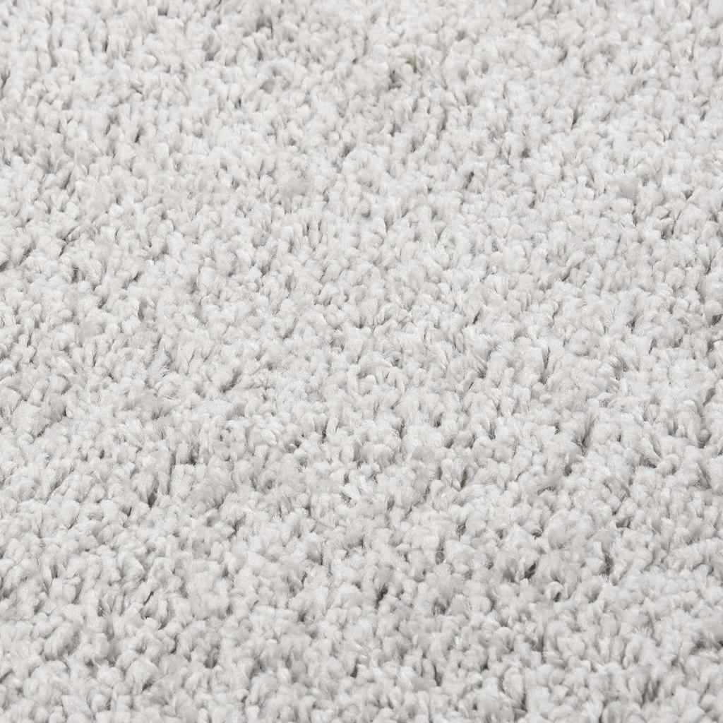 Shaggy Rug Anti Slip Light Grey 140 x 200 cm