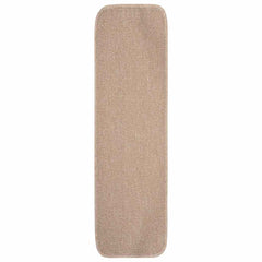 vidaXL Stair Mat | Set of 15 | Beige | 100% Polypropylene | 20 x 75 cm 2
