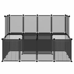 Small Animal Cage 143x107x93 cm PP and Steel Black