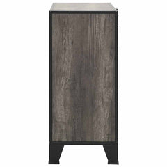 vidaXL Storage Cabinets 2 pcs Grey 72x36x82 cm Metal and MDF 5