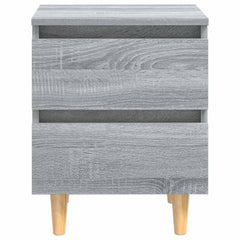 vidaXL Bed Cabinet | Set of 2 | Grey sonoma 3