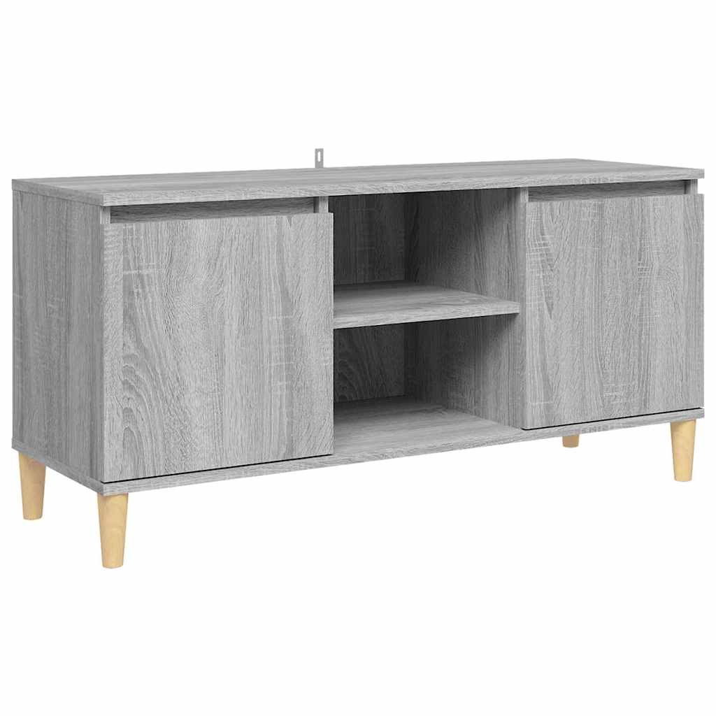 vidaXL TV Cabinet | Grey Sonoma | Engineered Wood | Medium | TV Cabinet 2