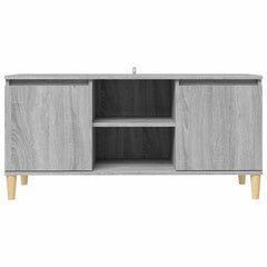 vidaXL TV Cabinet | Grey Sonoma | Engineered Wood | Medium | TV Cabinet 3