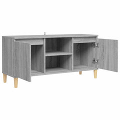 vidaXL TV Cabinet | Grey Sonoma | Engineered Wood | Medium | TV Cabinet 4
