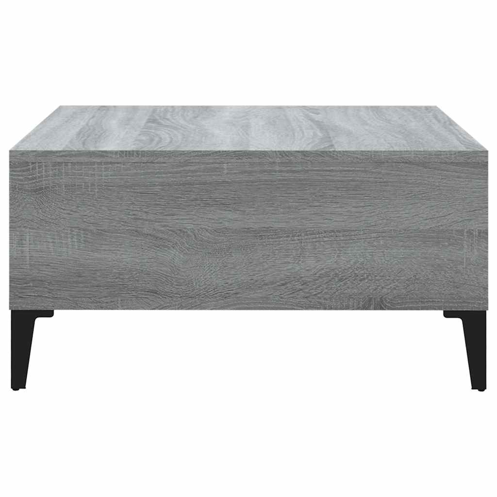 vidaXL Coffee Table | Grey sonoma | Engineered wood, metal | Medium 4