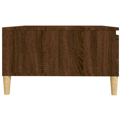 vidaXL Coffee Table | Brown Oak | Engineered wood, Solid eucalyptus wood 6