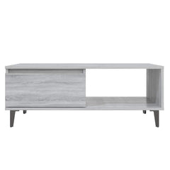 vidaXL Coffee Table Grey Sonoma 90x60x35 cm Engineered Wood 6