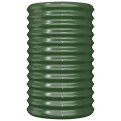vidaXL Garden Planter | Green | Powder-coated steel | Large | Storage 3