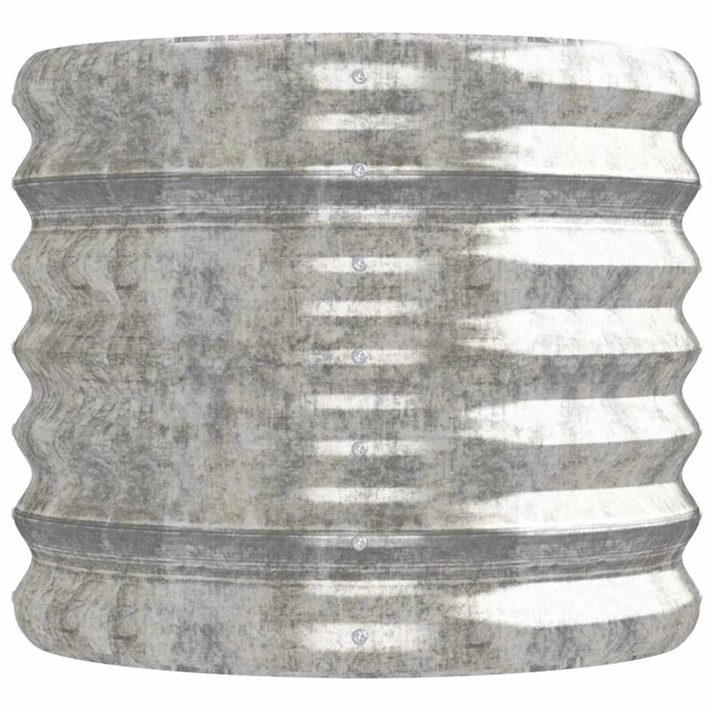 vidaXL Garden Raised Bed Galvanised Steel 152x40x36 cm Silver 4