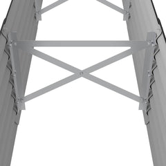 vidaXL Garden Raised Bed Galvanised Steel 224x40x36 cm Anthracite 5