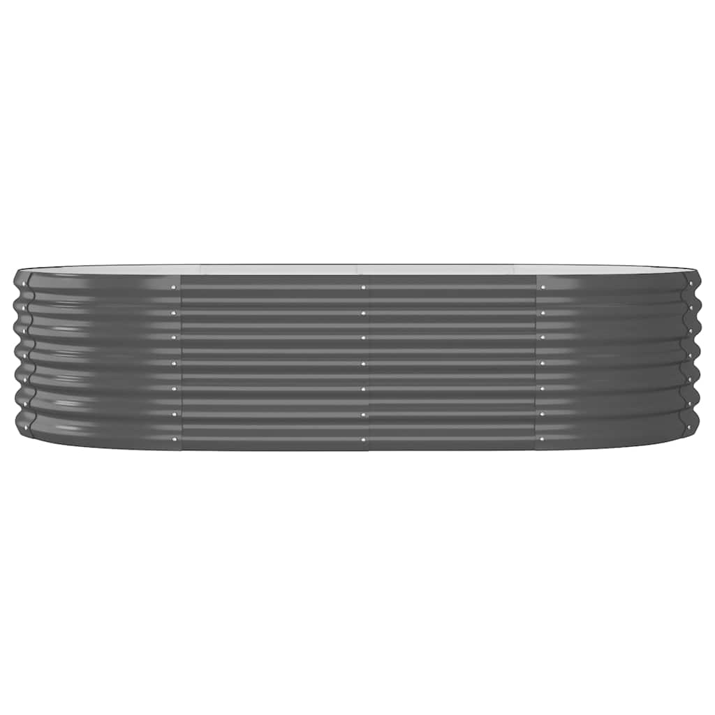 vidaXL Garden Raised Bed | Anthracite | Powder-coated steel 3
