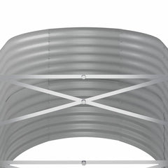 Garden Raised Bed Galvanised Steel Brown, image 5
