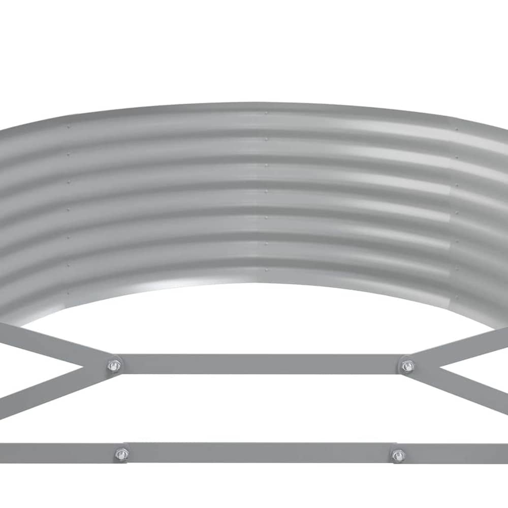 Garden Raised Bed Galvanised Steel Depth