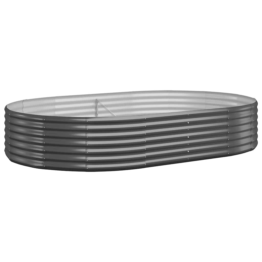 vidaXL Garden Raised Bed | Anthracite | Powder-coated steel 2