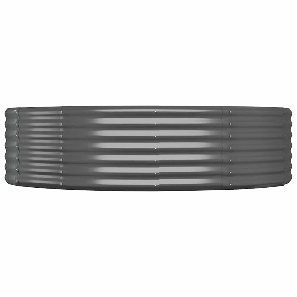 vidaXL Garden Raised Bed | Anthracite | Powder-coated steel 4
