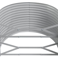vidaXL Garden Raised Bed Galvanised Steel 175x100x68 cm Green 5
