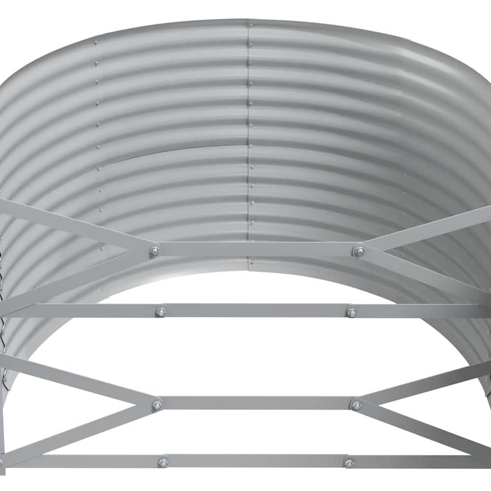 Garden Raised Bed Galvanised Steel Depth