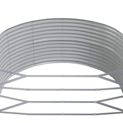 vidaXL Garden Raised Bed Anthracite 212x140x68 cm Galvanised Steel 5