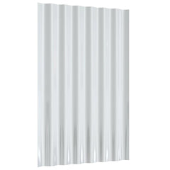 vidaXL Roof Panels 12 pcs Galvanised Steel Green 60x36 cm 5