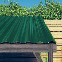 Roof Panels Galvanised Steel Green