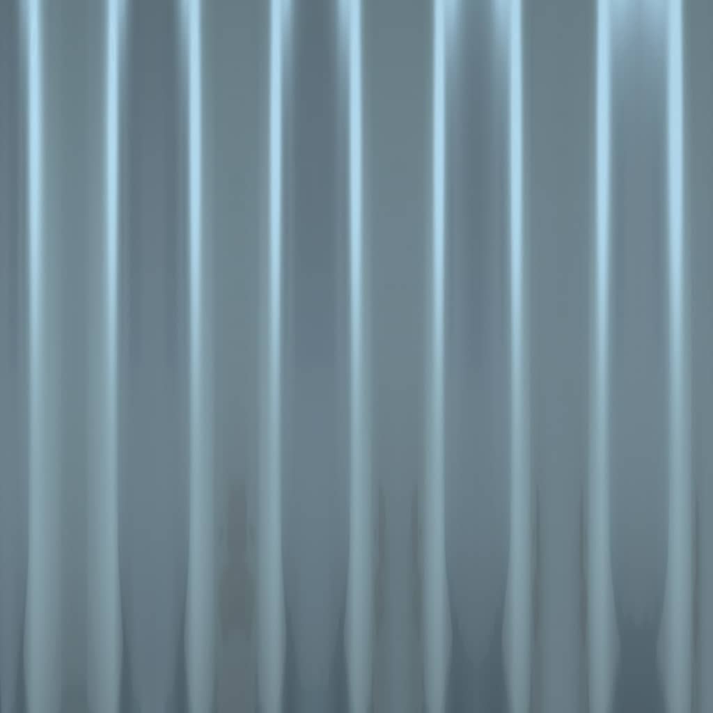 vidaXL Roof Panels 12 pcs Galvanised Steel Grey 80x36 cm 6