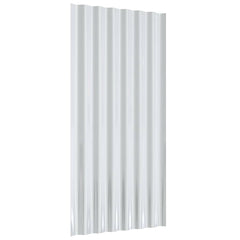 vidaXL Roof Panels 12 pcs Galvanised Steel Anthracite 80x36 cm 5
