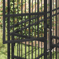 Outdoor Dog Kennel Steel 1,84 m² 96 x 192 x 200 cm