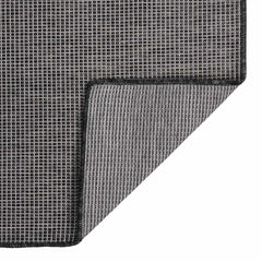 vidaXL Outdoor Flatweave Rug 100x200 cm Grey 2