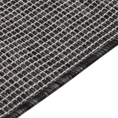 vidaXL Outdoor Flatweave Rug 120x170 cm Grey 4