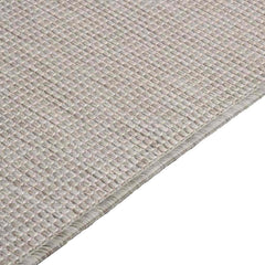 vidaXL Outdoor Flatweave Rug 120x170 cm Light Grey 4