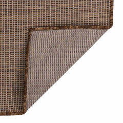 vidaXL Outdoor Flatweave Rug 160x230 cm Brown 2