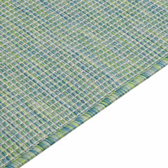vidaXL Outdoor Flatweave Rug 80x250 cm Turquoise 4