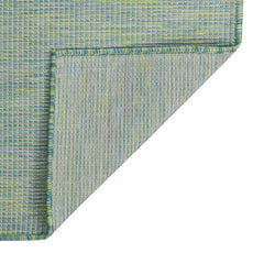 vidaXL Outdoor Flatweave Rug 160x230 cm Turquoise 2