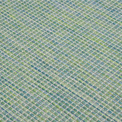 vidaXL Outdoor Flatweave Rug 160x230 cm Turquoise 5