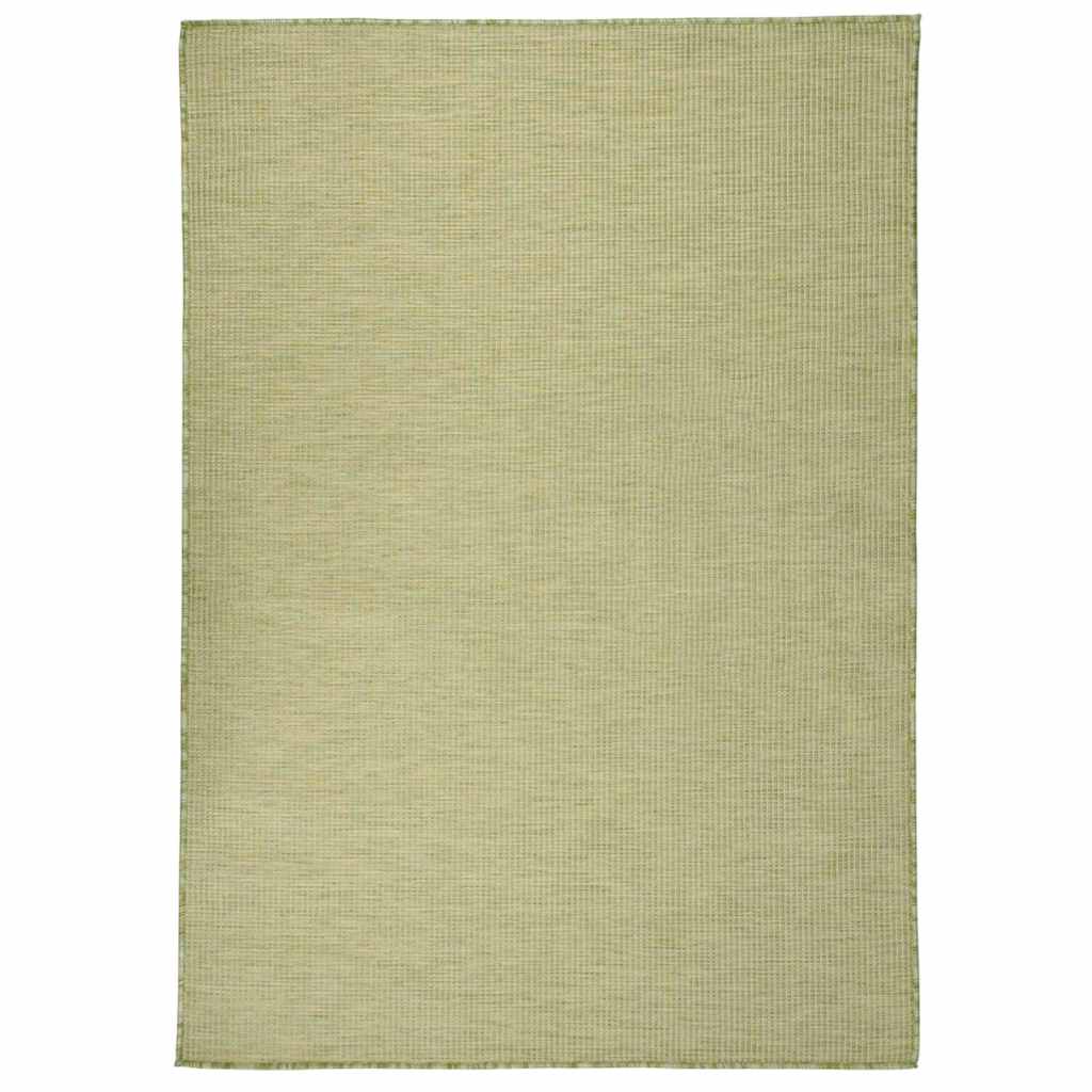 Outdoor Flatweave Rug 160x230 cm Width 160 cm Green