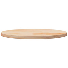 vidaXL Table Top | Natural Pine | Solid pinewood | Ø70cm x 2.5cm | Durable 3