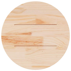 vidaXL Table Top | Natural Pine | Solid pinewood | Ø70cm x 2.5cm | Durable 5