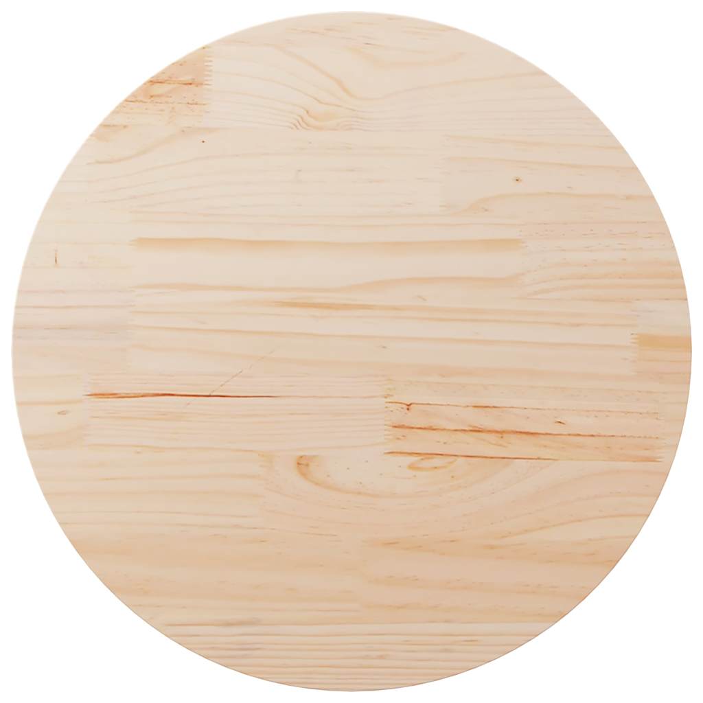 vidaXL Table Top Ø40x2.5 Solid Wood Pine
