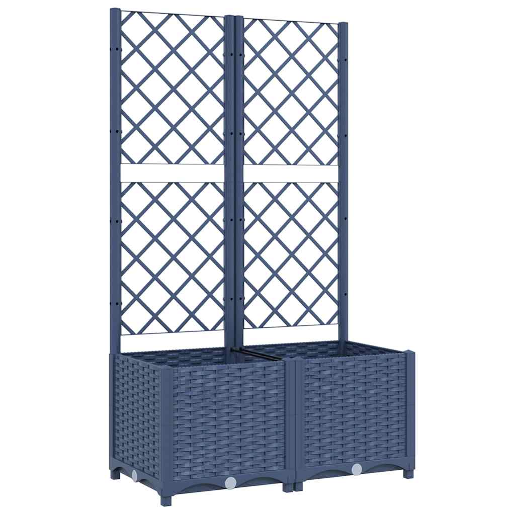 vidaXL Garden Blue Grey 80 x 40 x 136 cm 2